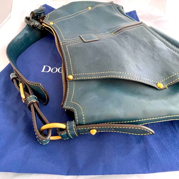 Dooney & Bourke Teal Handbag - Picture 5 of 9
